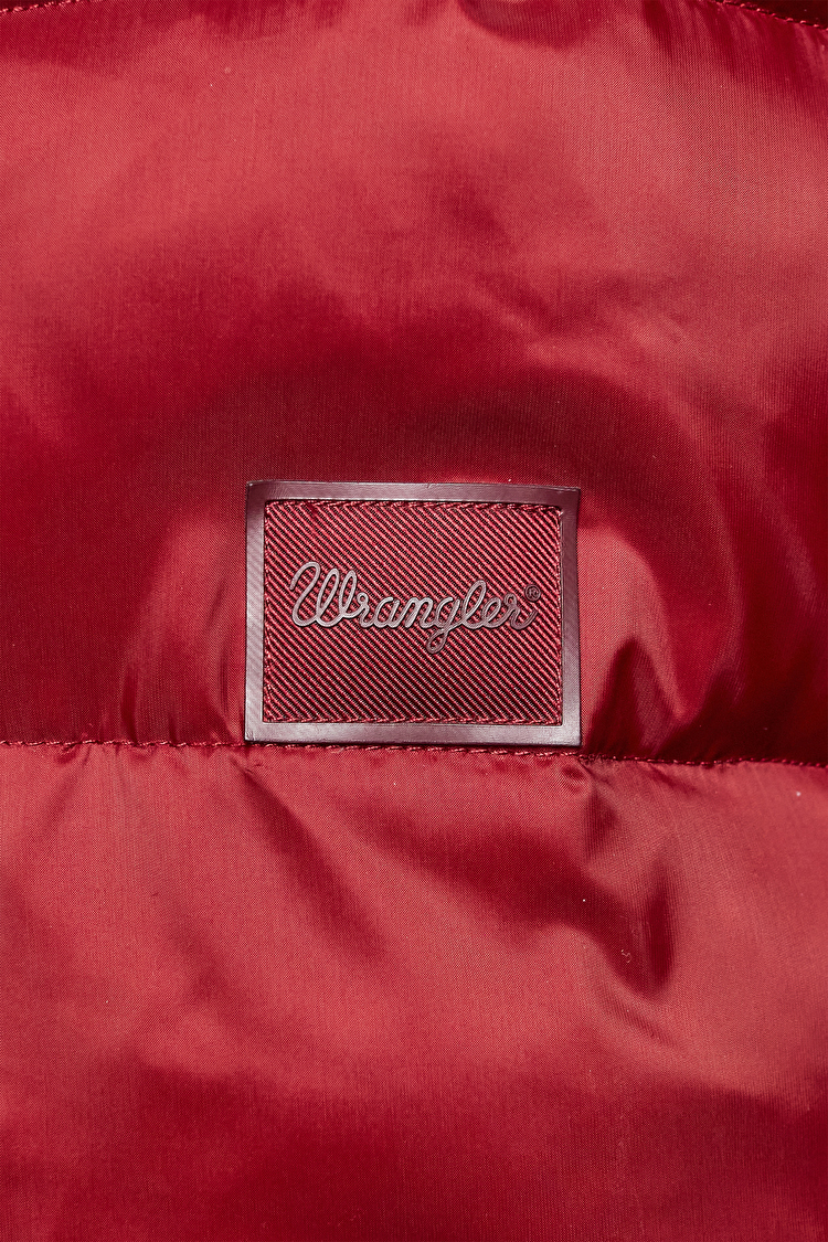 Куртка длинная Wrangler Long Puffer Slim Fit (W4105V5S6) Бордовый