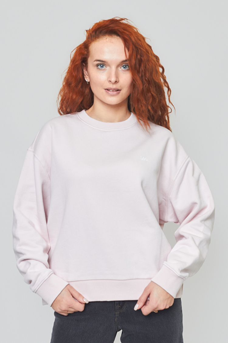 Свитшот LEE Crew Neck Sweatshirt Relaxed Fit (L53LRYSU) Розовый