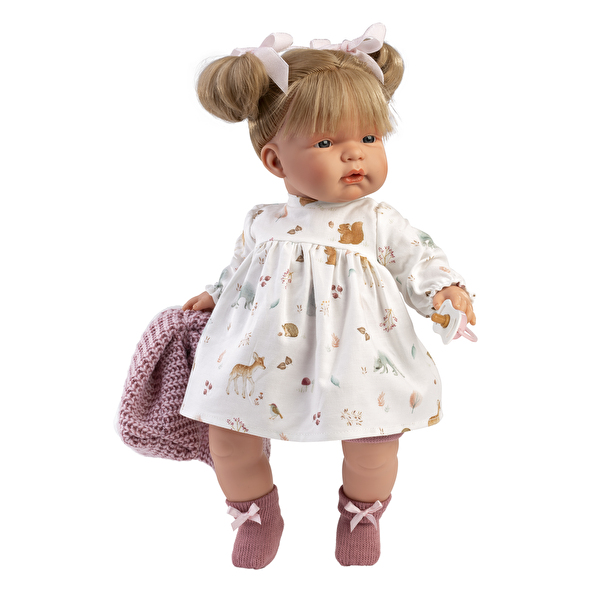 Кукла Joelle Llorona Chaleco Lana Rosa 38 см LLORENS (38354)