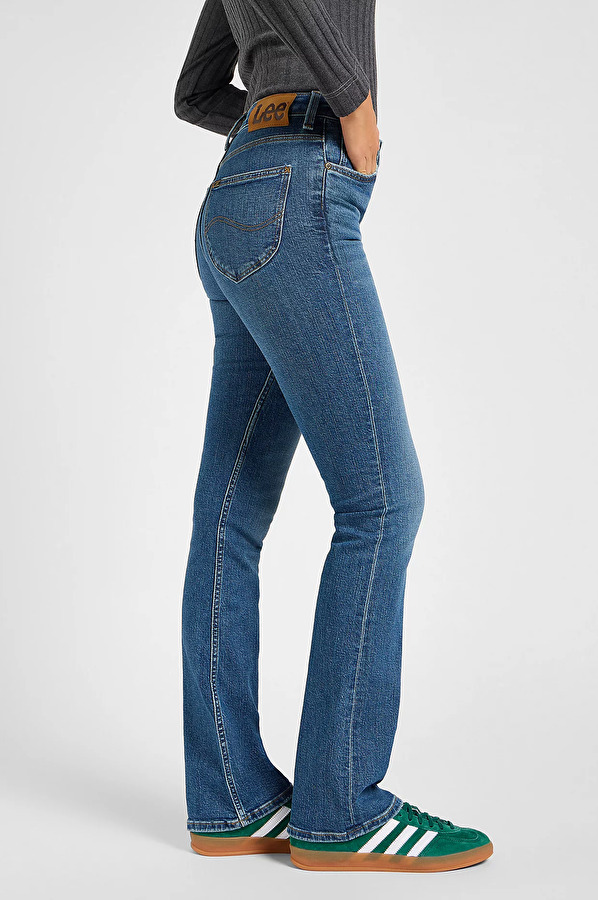 Джинси LEE BREESE BOOT Skinny Fit (112355273) Синій