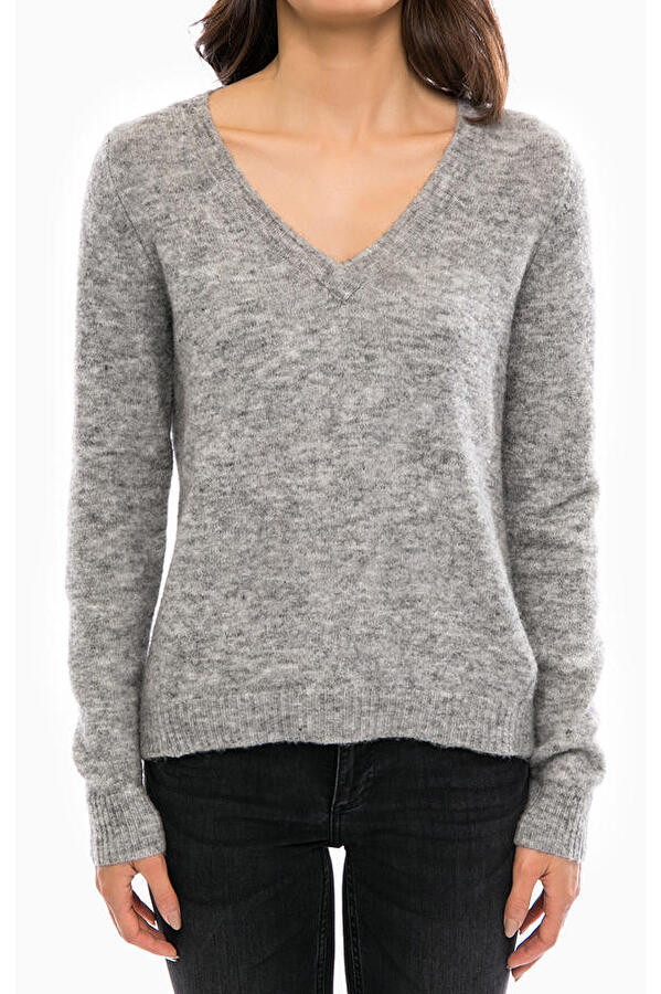 Пуловер Lee V-Neck knit Casual Fit (L52FAC37) Серый