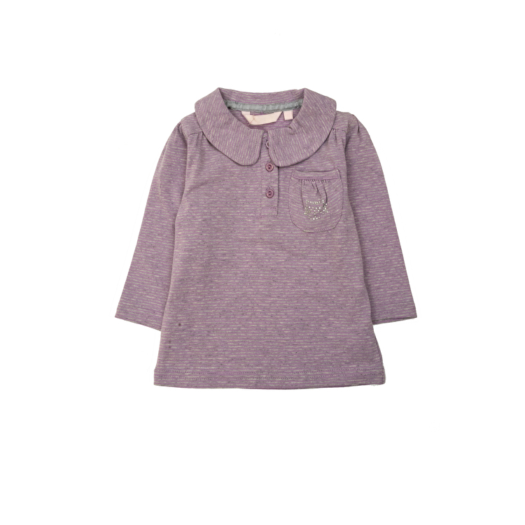 Футболка з довгим рукавом Losan Mc baby girls (028-1033AD/82) Малиновий