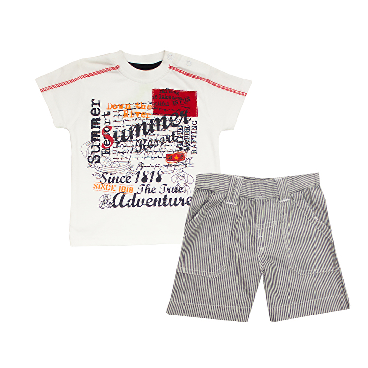Костюм : Футболка и шорты Losan Mc baby boys (017800503/001) Белый