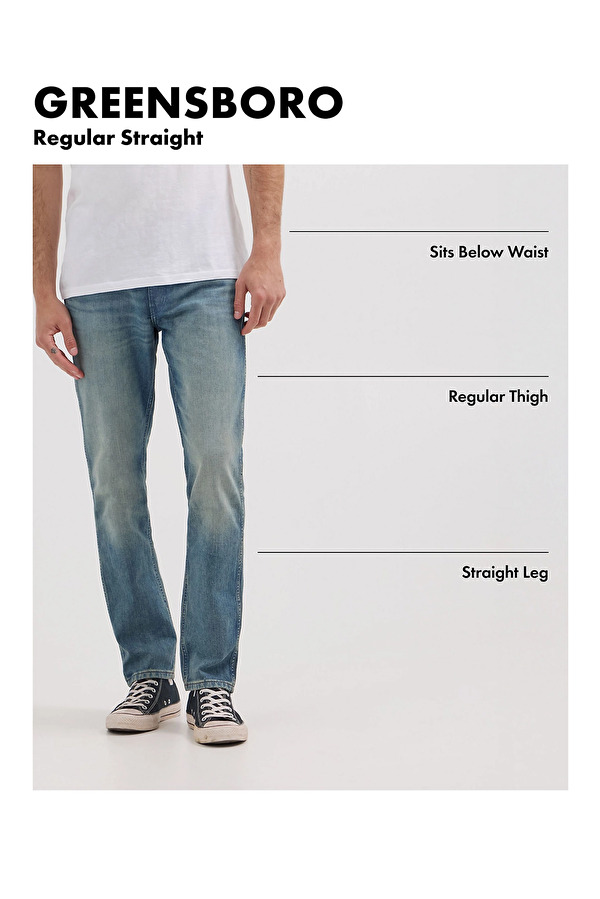 Джинси Wrangler Greensboro Softwear (112330716) Голубий