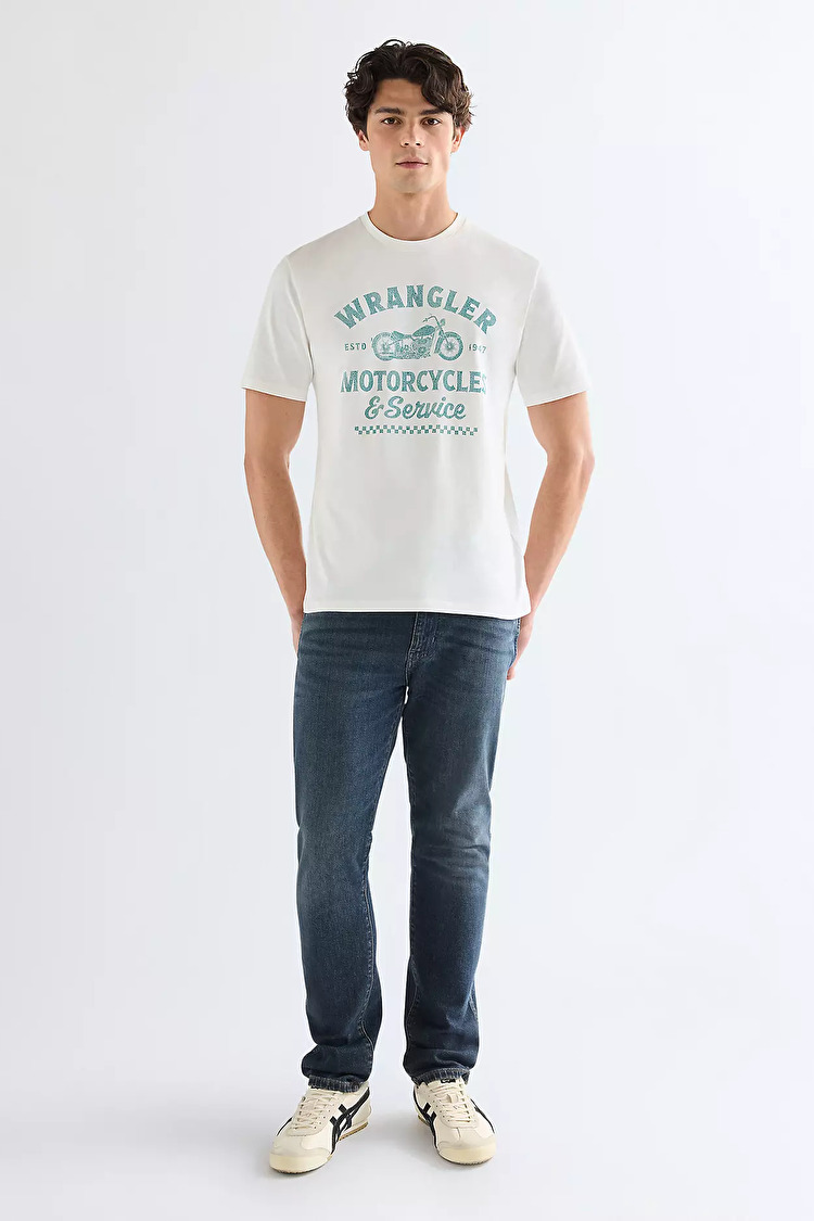 Футболка Wrangler Americana Tee Regular Fit (112377951) Білий