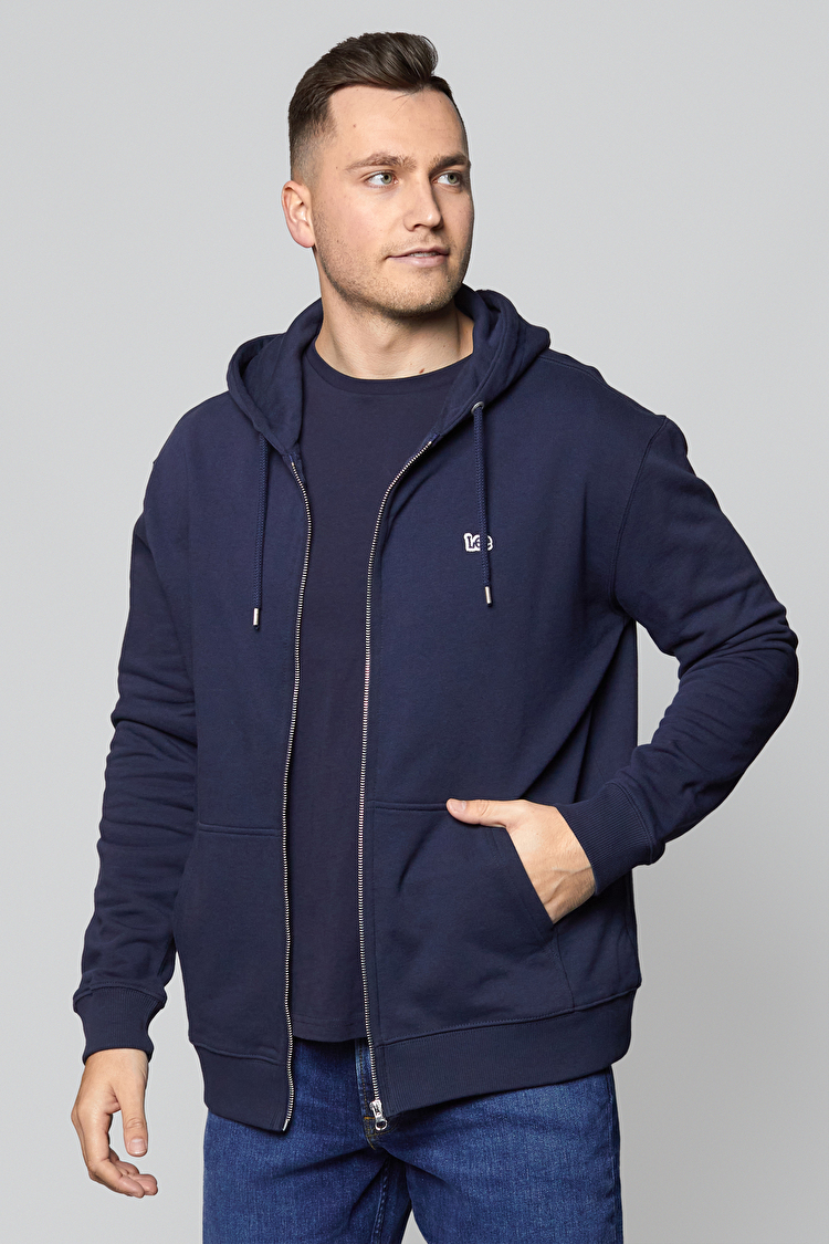 Толстовка LEE Zip Through Hoodie Regular Fit (L80KSP35) Темно-синій