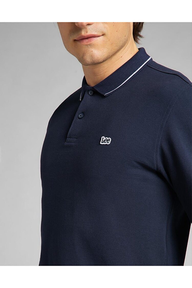 Поло LEE LS Pique Polo Regular Fit (L61VRL35) Темно-синій