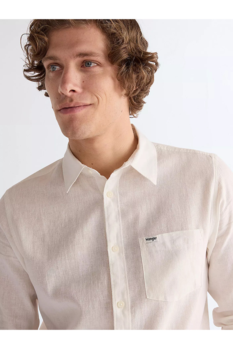 Рубашка Wrangler 1 PKT SHIRT Regular Fit (112362907) Белый