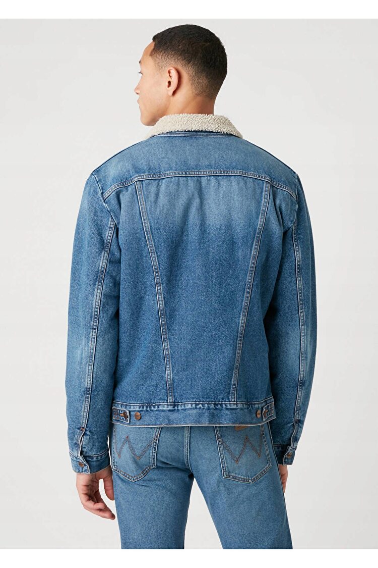Шерпа Wrangler 124MJ Sherpa Regular Fit (W4MSUG10K) Голубой