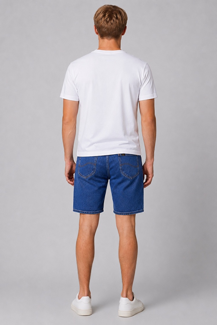 Шорти джинсові LEE Rider Shorts Regular Fit (L73FLJKL) Синій
