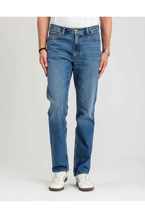 Джинси LEE WEST Regular Fit (112377679) Блакитний