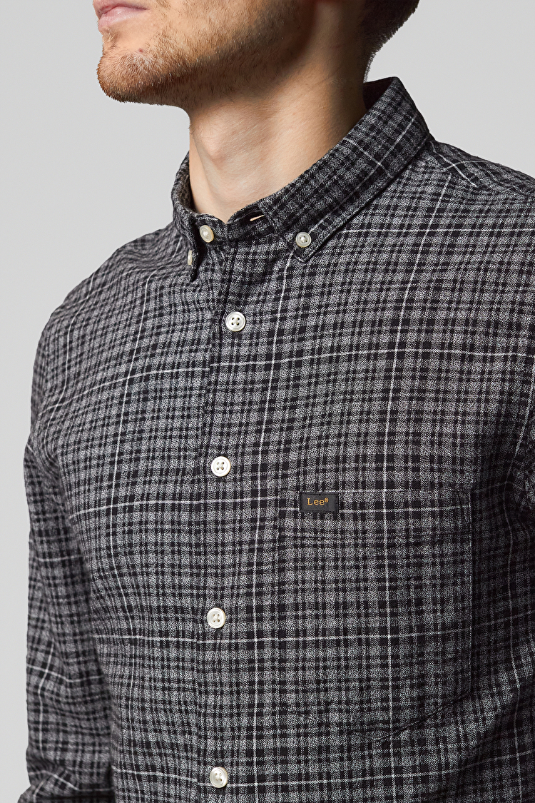 Сорочка LEE Slim Button Down Slim Fit (L66XZHEM) Чорний