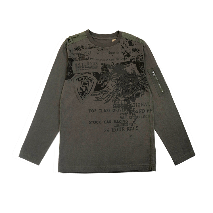 Футболка з довгим рукавом Losan Opt Junior (023-1030AA/708) Зелений