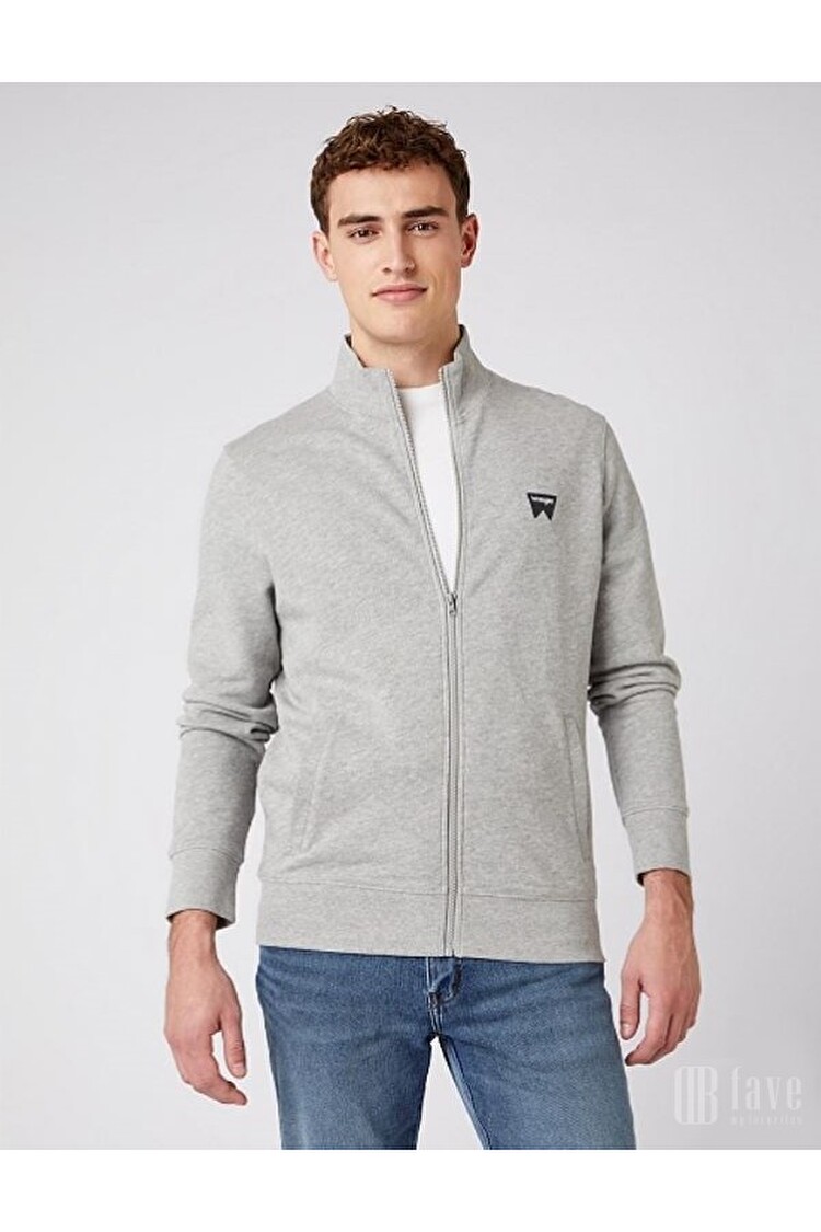 Кофта Wrangler Funnel Neck Zip Regular Fit (W6G5HAX37) Серый