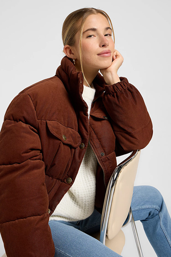 Куртка LEE RIDER PUFFER JACKET Relaxed Fit (112370873) Коричневий