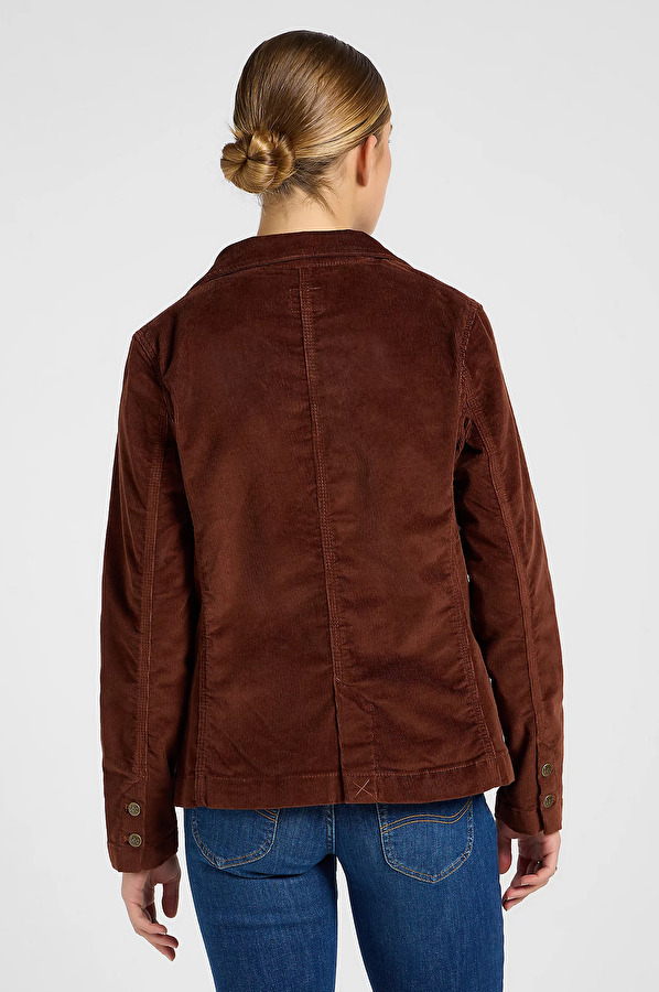 Піджак LEE STRUCTURED BLAZER Relaxed Fit (112370867) Коричневий