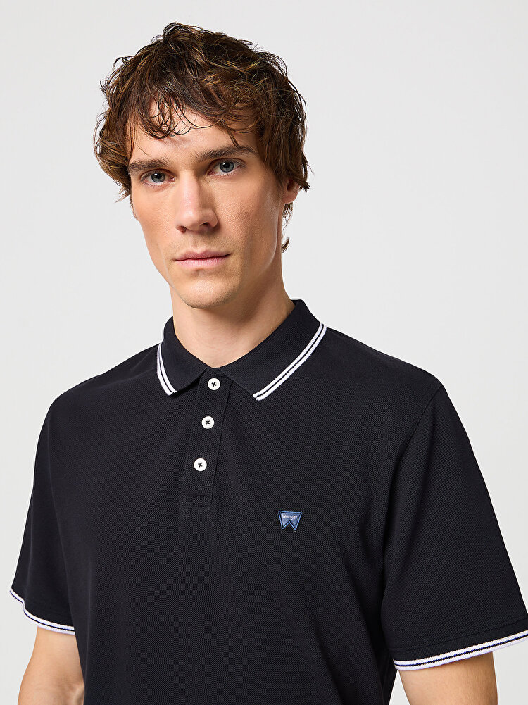 Поло Wrangler Polo shirt (112350404) Чорний