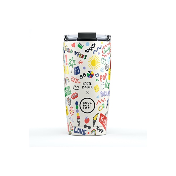 Термочашка COOL BOTTLES Good vibes 550 мл. (0422V)