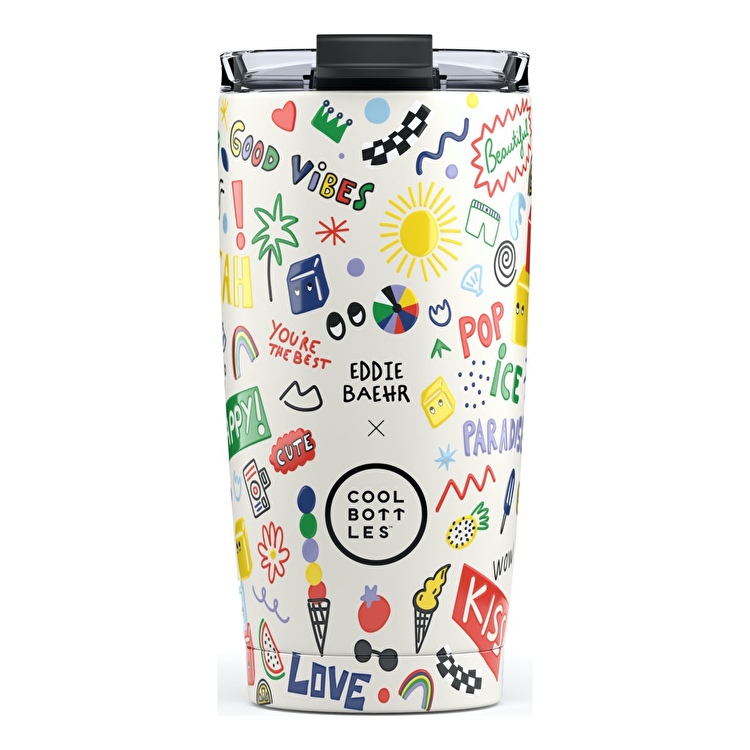 Термокухоль COOL BOTTLES Good vibes 550 мл. (0422V)