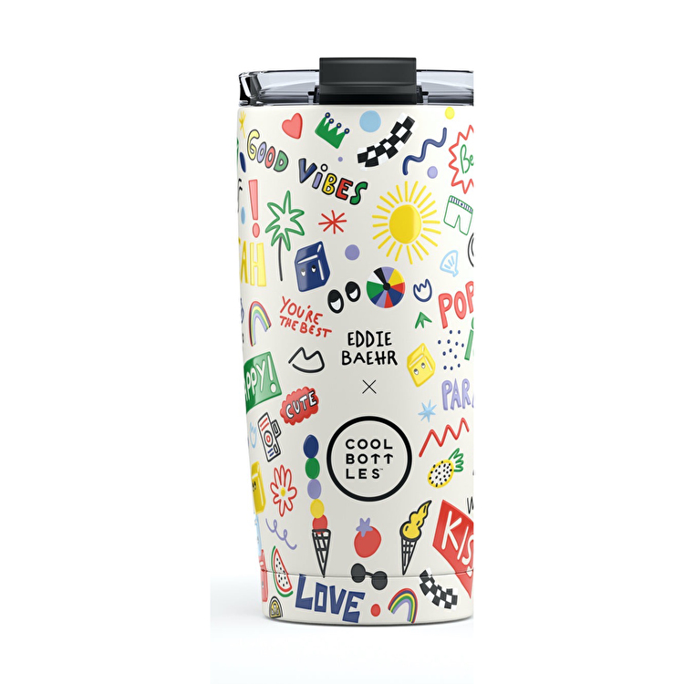 Термокухоль COOL BOTTLES Good vibes 550 мл. (0422V)