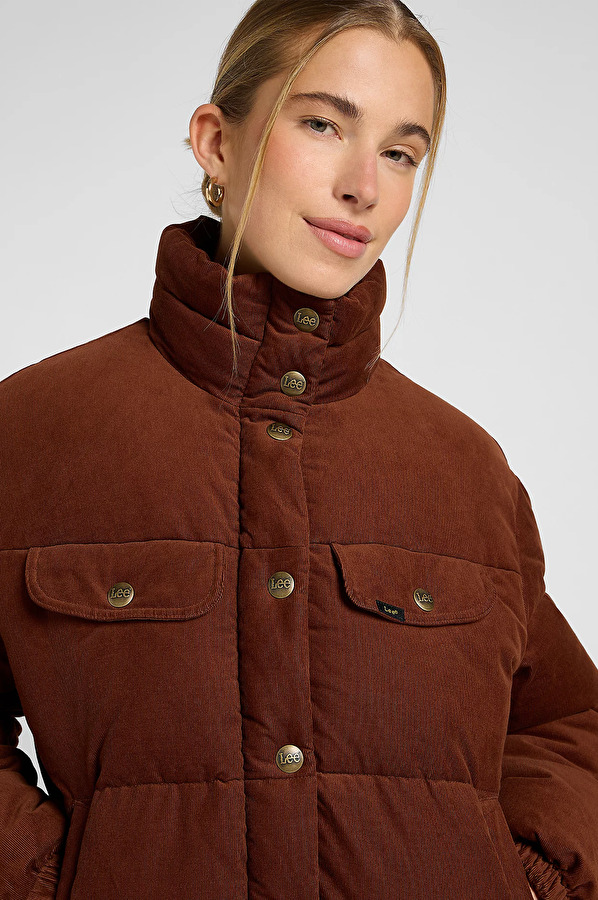 Куртка LEE RIDER PUFFER JACKET Relaxed Fit (112370873) Коричневий