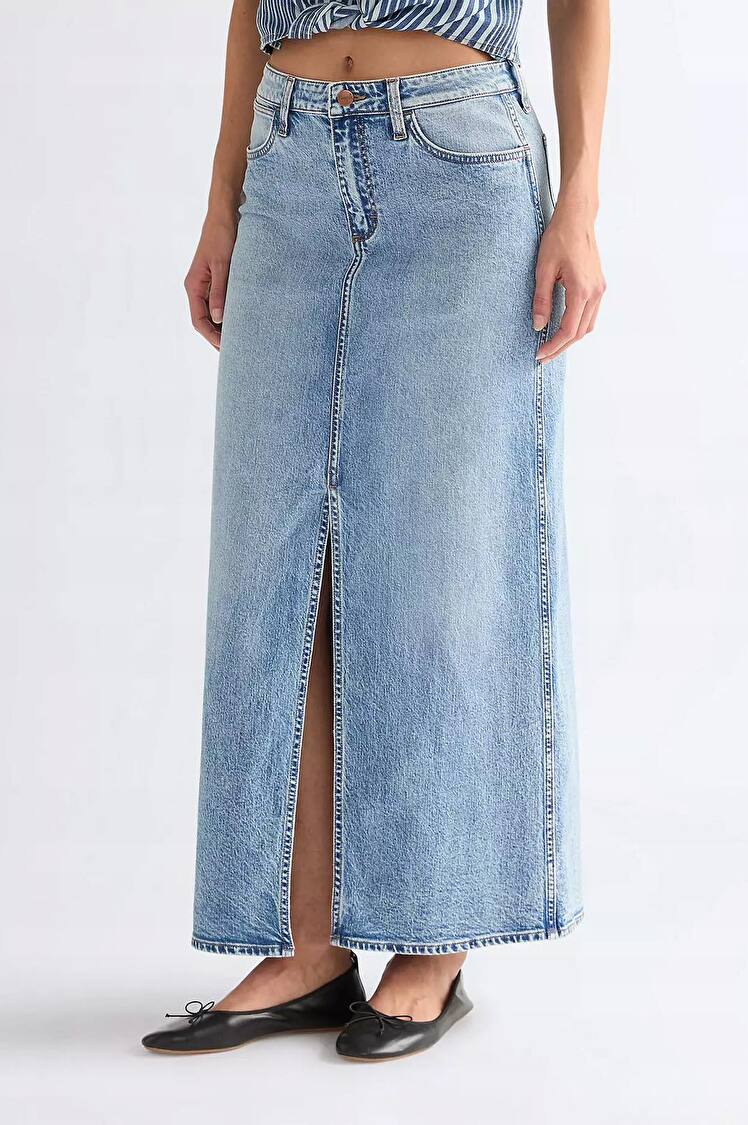 Юбка Wrangler MAXI SKIRT Regular Fit (112378278) Голубой