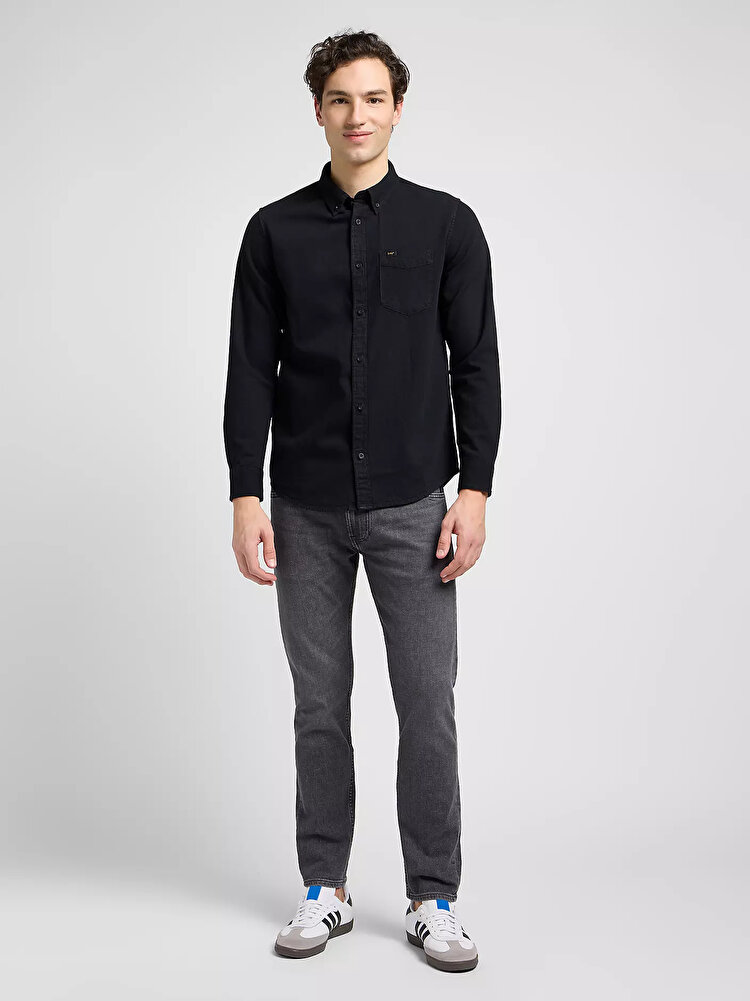 Сорочка джинсова LEE Button Down Shirt Regular Fit (112330674-L880PA01) Чорний