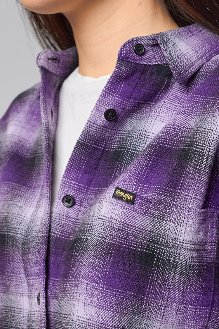 Сорочка Wrangler 1 Pocket Overshirt Regular Fit (W5N52VP04) Фіолетовий