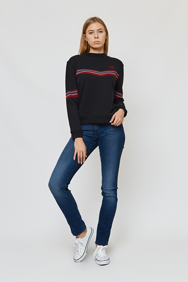 Світшот Lee Retro Sweatshirt Regular Fit (L53QJSEM) Чорний
