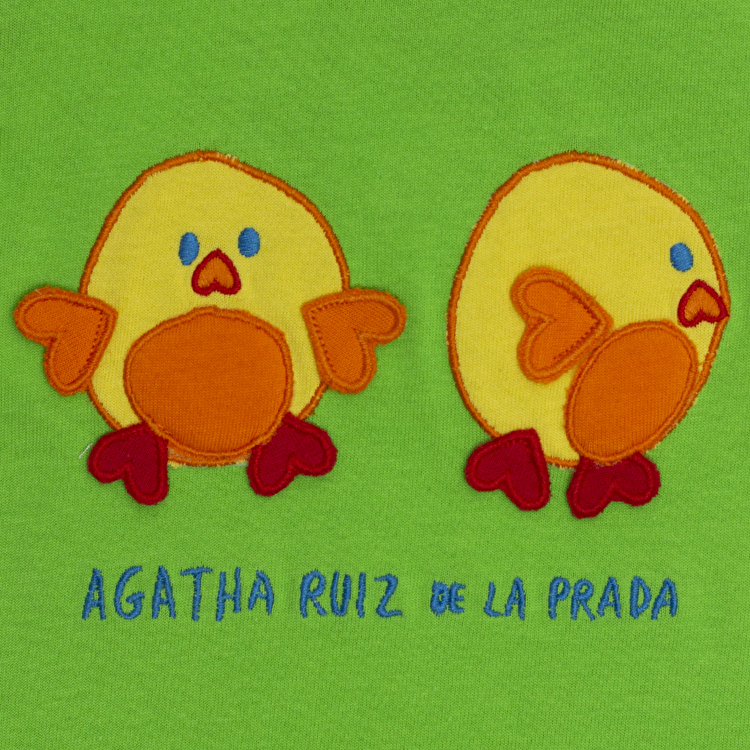 Костюм: Футболка, шорти AGATHA RUIZ DE LA PRADA Agatha baby (7593) Зелений