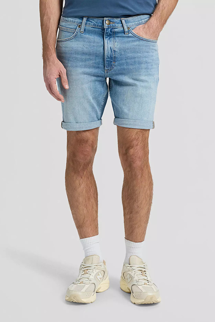 Шорти LEE RIDER SHORT Slim Fit (112376382) Блакитний