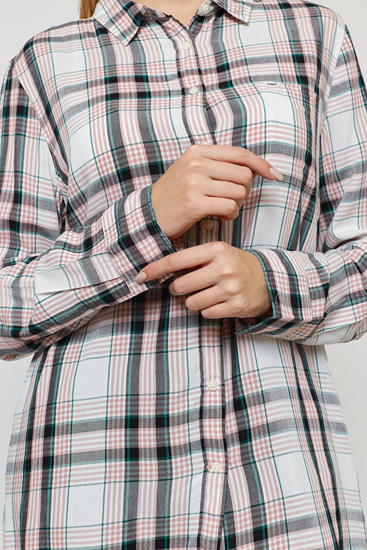 Сорочка LEE LJ Medium Regular Fit (L45QKLEA) Рожевий тьмяний