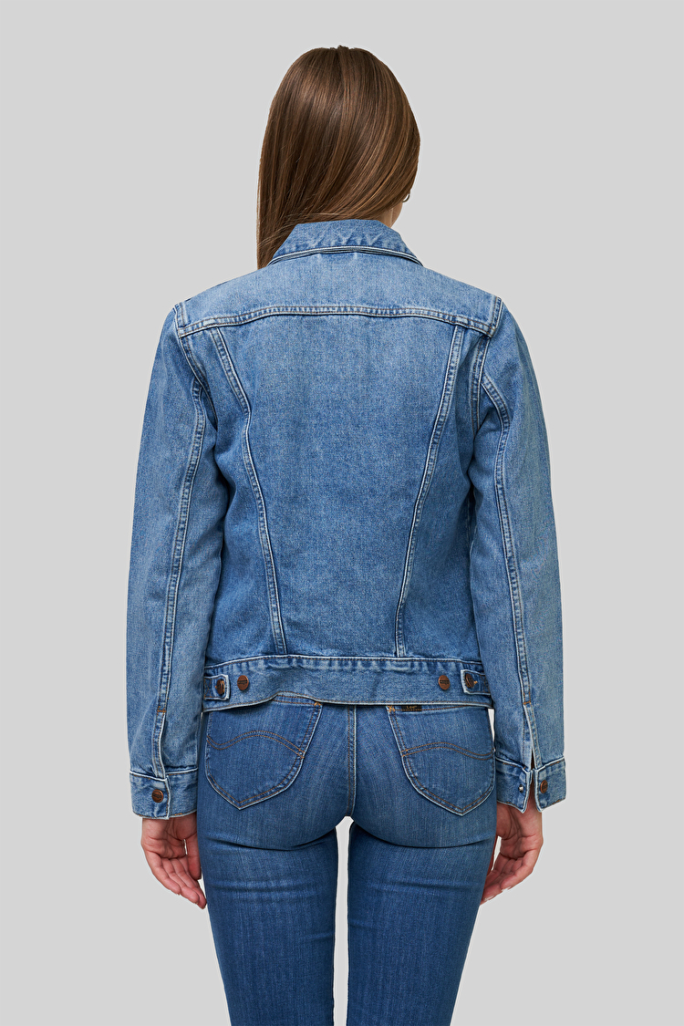 Куртка джинсова Wrangler 124WJ Icons Regular Fit (W4WJUG24L) Блакитний