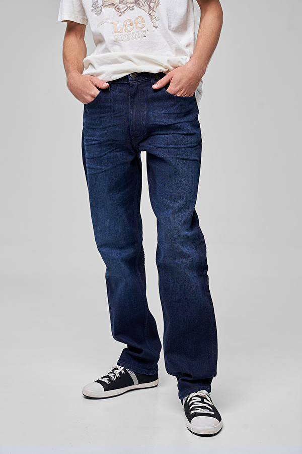Джинсы LEE Brooklyn Straight Regular Fit (L452DHDO) Темно-синий