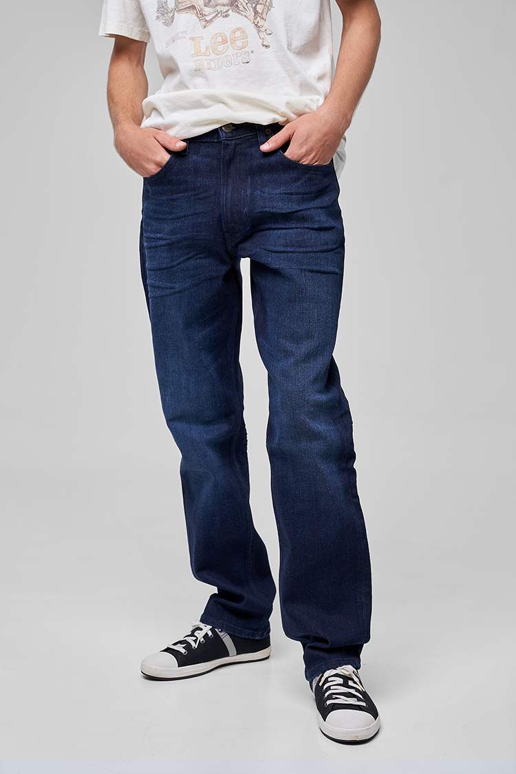 Джинси LEE Brooklyn Straight Regular Fit (L452DHDO) Темно-синій