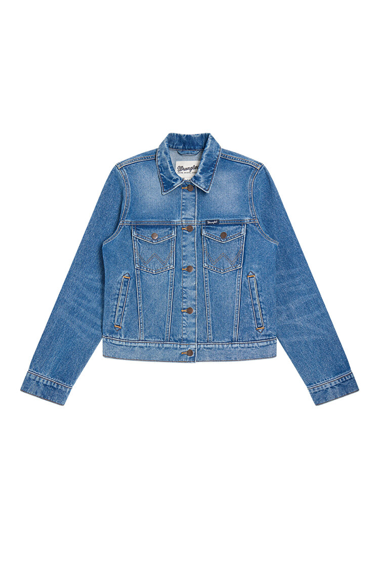 Куртка Wrangler WESTERN JACKET Regular Fit (112378319) Блакитний