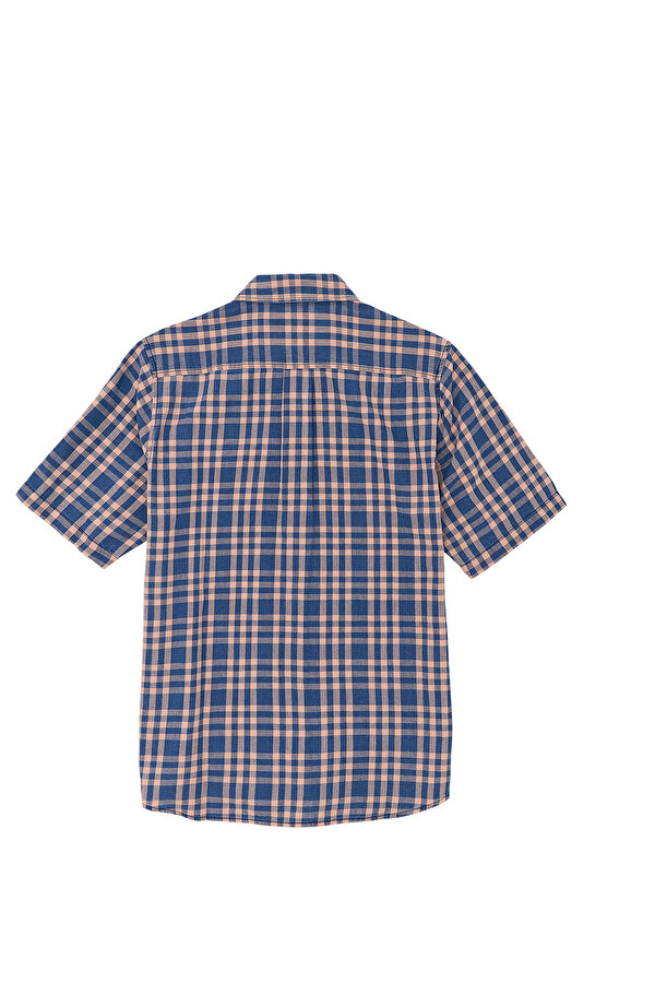 Рубашки Wrangler Flannel Overshirt (112362733) Синий с розовым