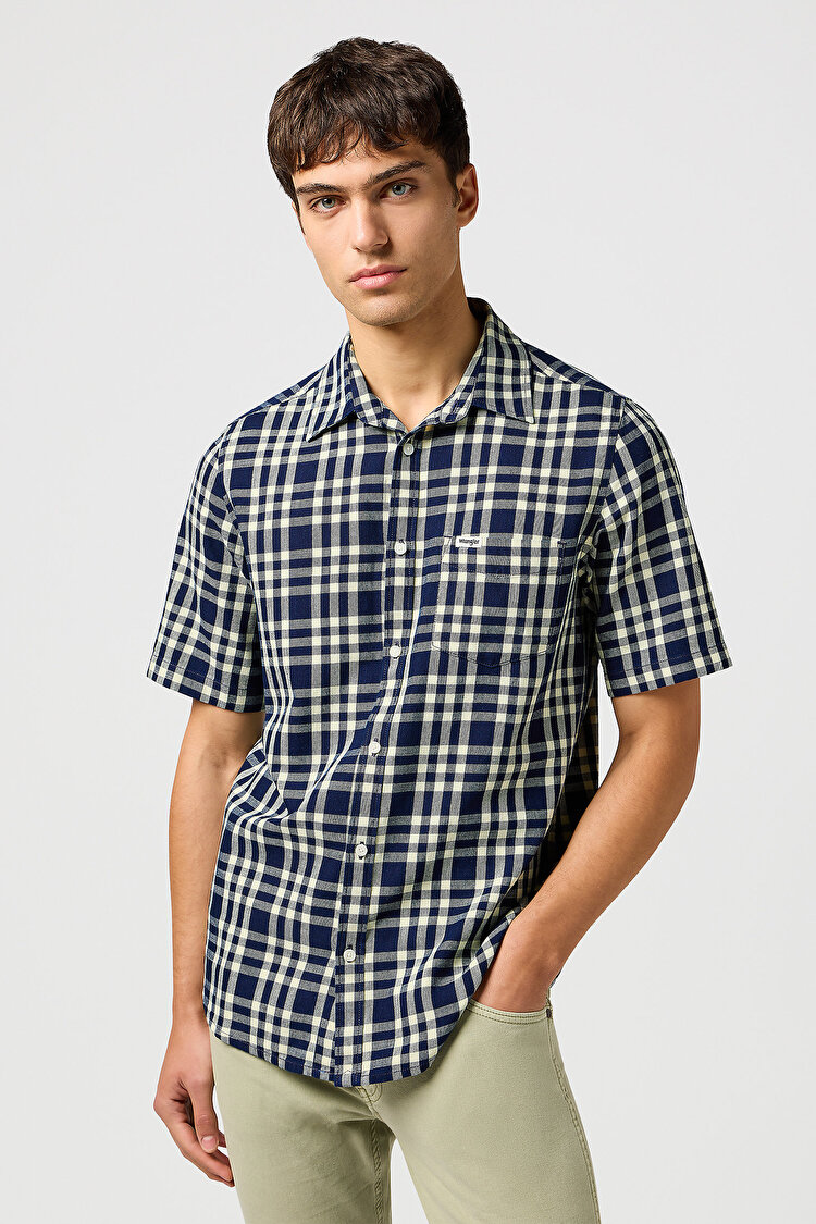 Сорочка Wrangler Crepe Indigo (112362902) Чорний