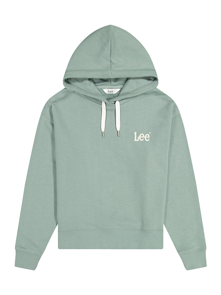 Худи LEE Essential Hoodie Relaxed Fit (112376980) Зеленый