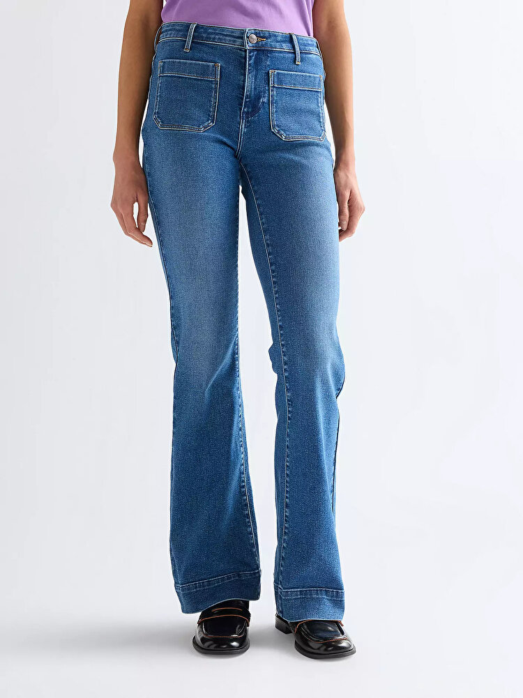 Джинси Wrangler FLARE Flare (112332419) Синій