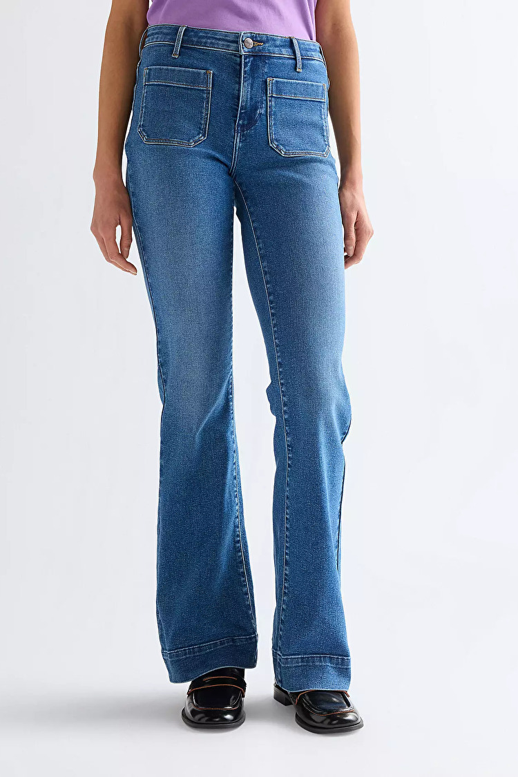 Джинси Wrangler FLARE Flare (112332419) Синій