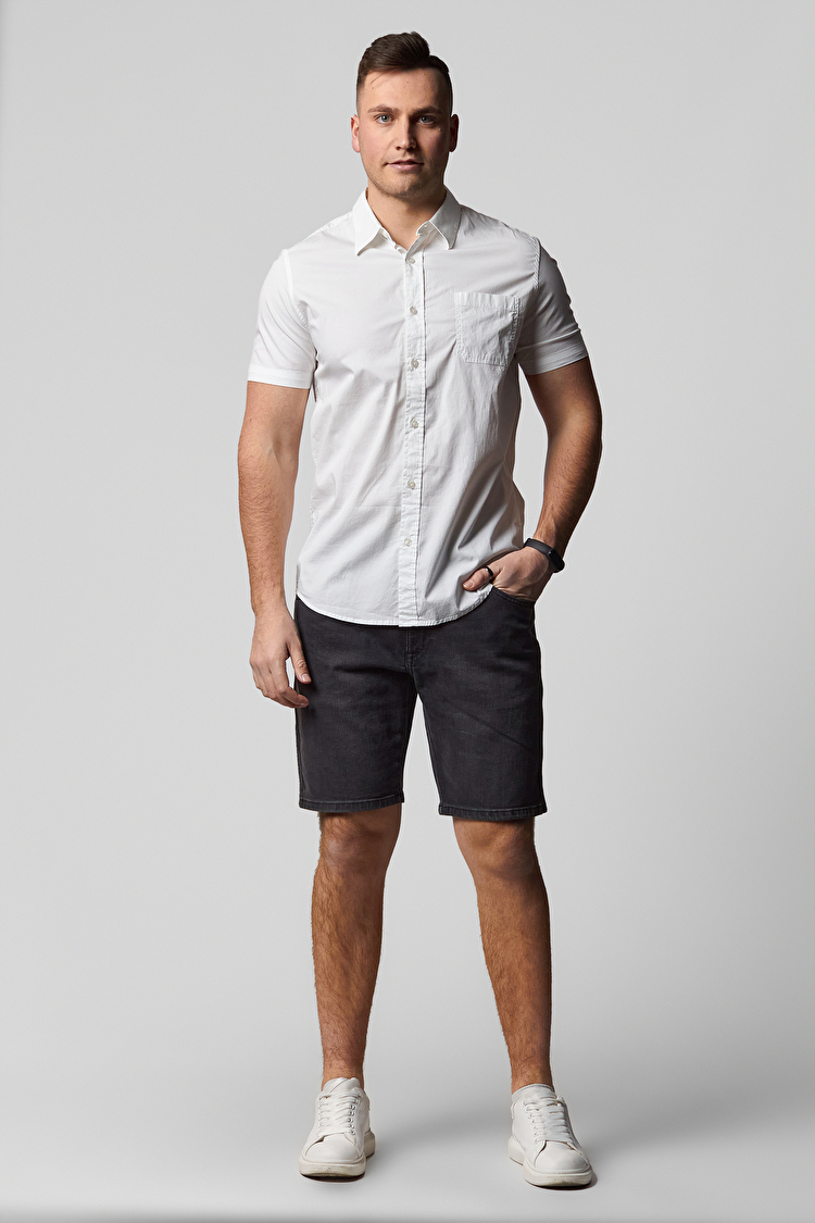 Шорты джинсовые Wrangler Texas shorts Regular Fit (W11CHT120) Черный