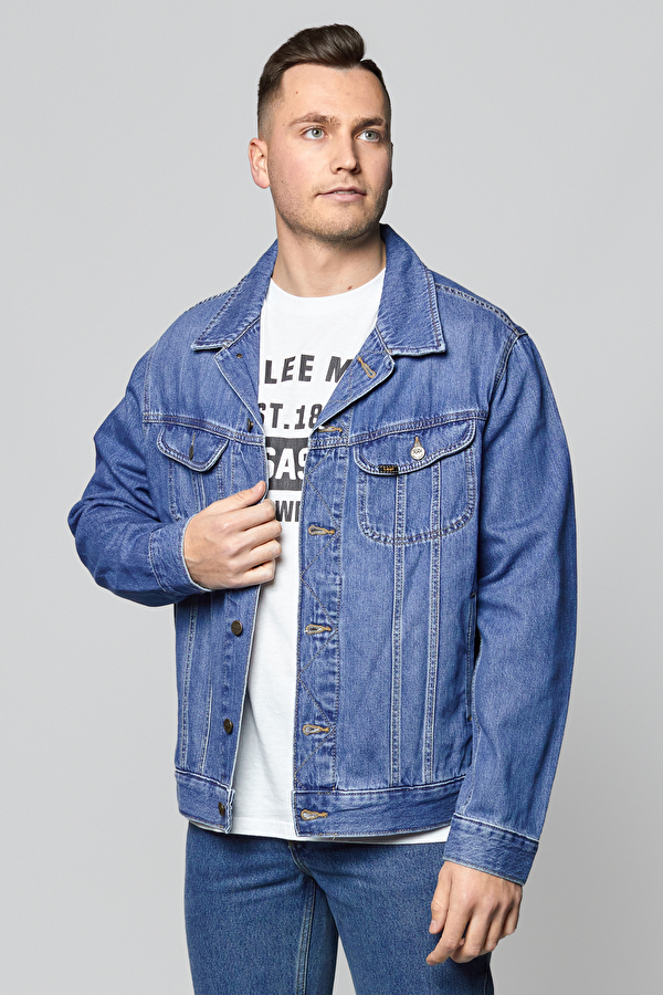 Куртка джинсовая Lee LEE RIDER JACKET Regular Fit (L89ZLJPI) Синий