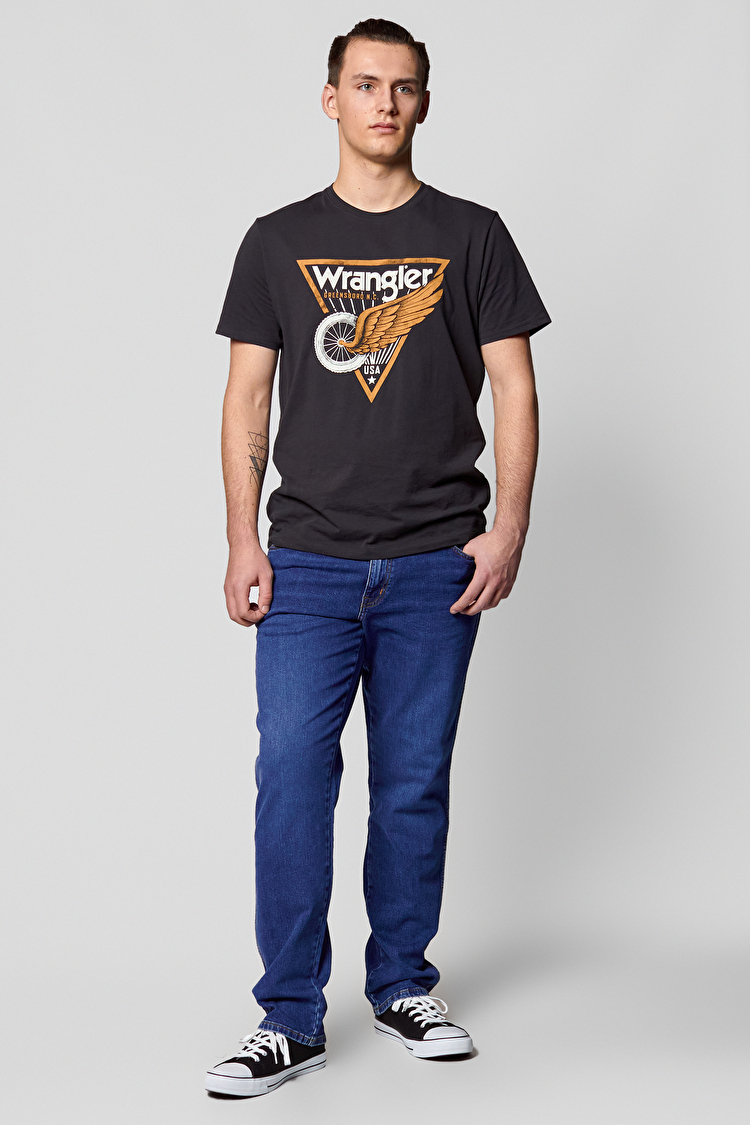 Джинси Wrangler Texas Slim Slim Fit (W12ST112E) Синій