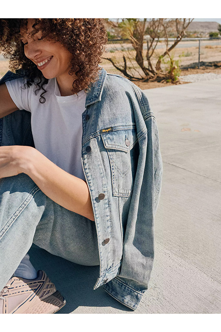 Куртка Wrangler COWGIRL JACKET Relaxed Fit (112378131) Блакитний