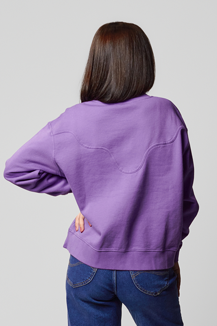 Свитшот LEE Western Sweatshirt Relaxed Fit (L53DTXTI) Фиолетовый