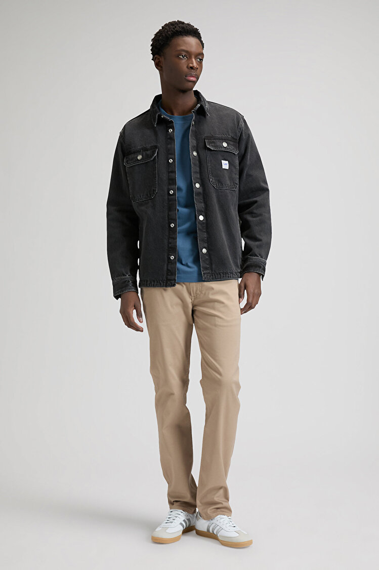 Футболка LEE SS SMALL LOGO TEE Relaxed Fit (112376433) Блакитний