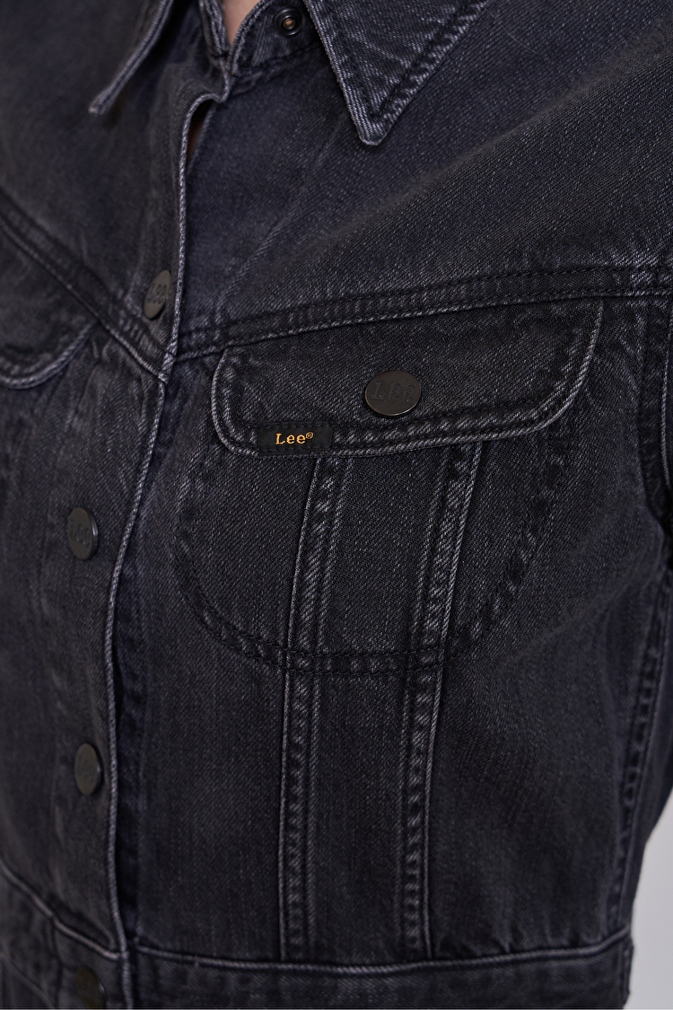 Сукня джинсова LEE Longsleeve Dress Slim Fit (L50LNECY) Чорний