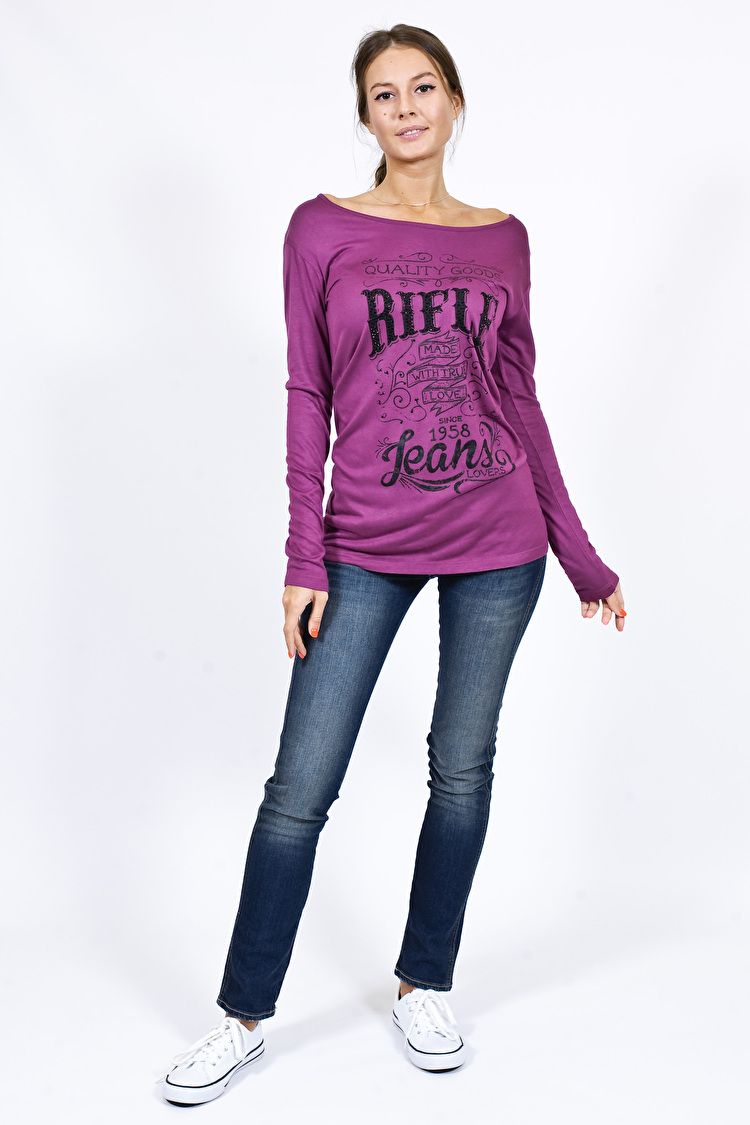 Лонгслів Rifle T-Shirt C/Barca Regular Fit (T15380KG00041A) Фіолетовий