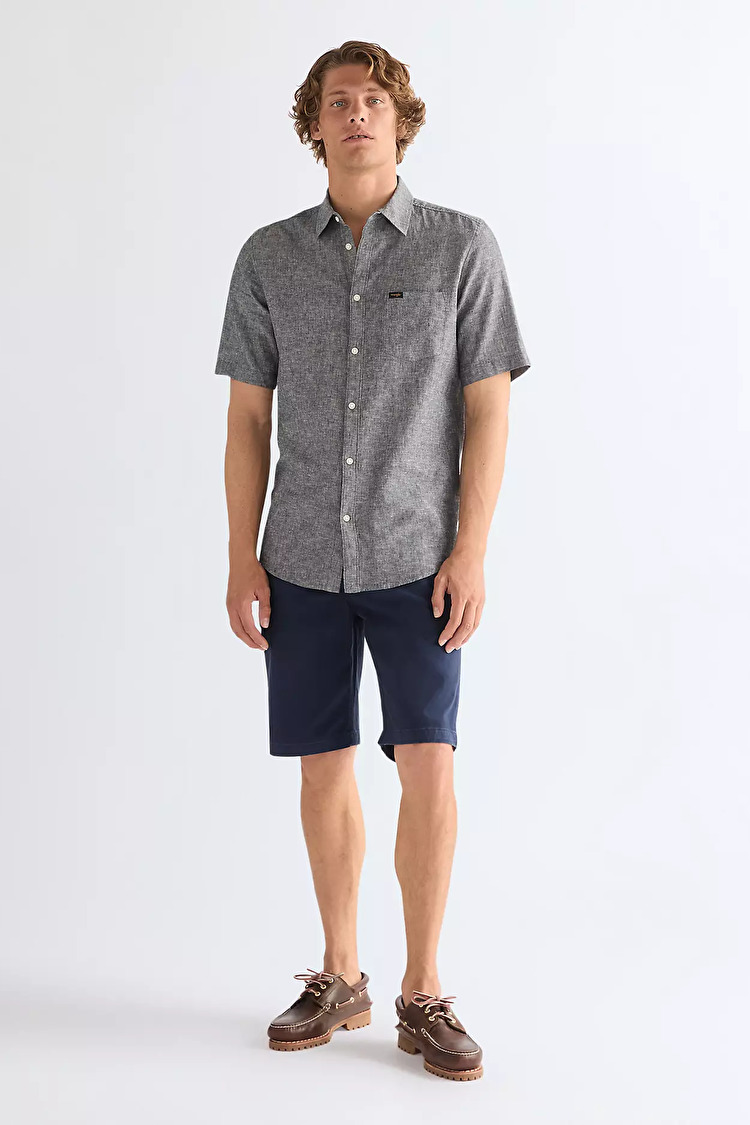 Рубашка Wrangler SS 1 PKT SHIRT Regular Fit (112378044) Серый